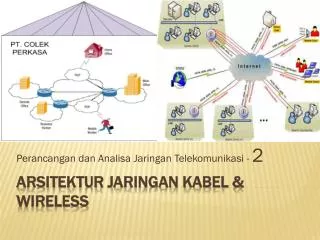 A rsitektur Jaringan kabel &amp; wireless