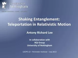 Shaking Entanglement: Teleportation in Relativistic Motion