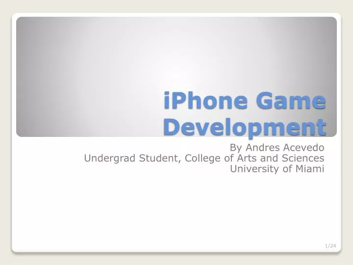 iphone game development
