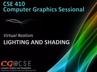 CSE 410 Computer Graphics Sessional