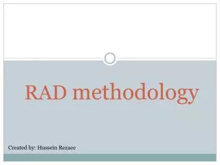 RAD methodology