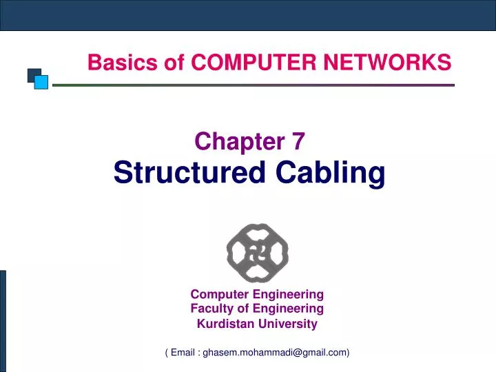 chapter 7 structured cabling