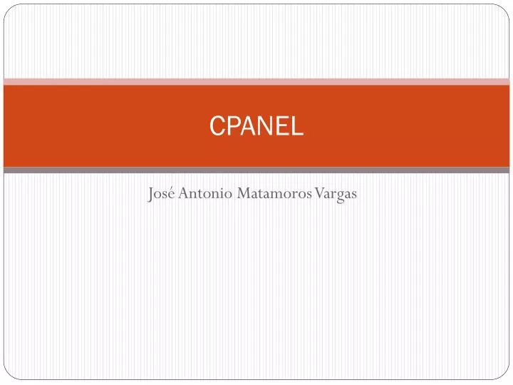 cpanel