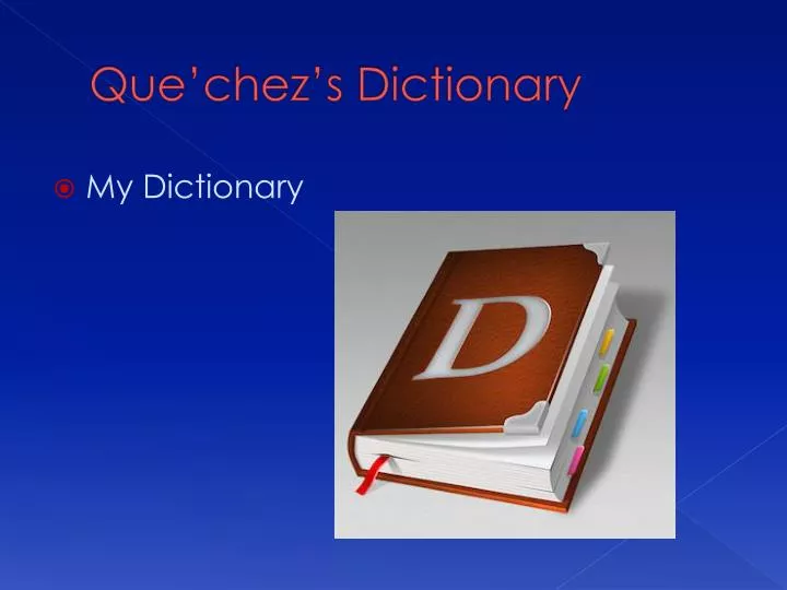 que chez s dictionary