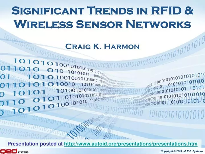 significant trends in rfid wireless sensor networks