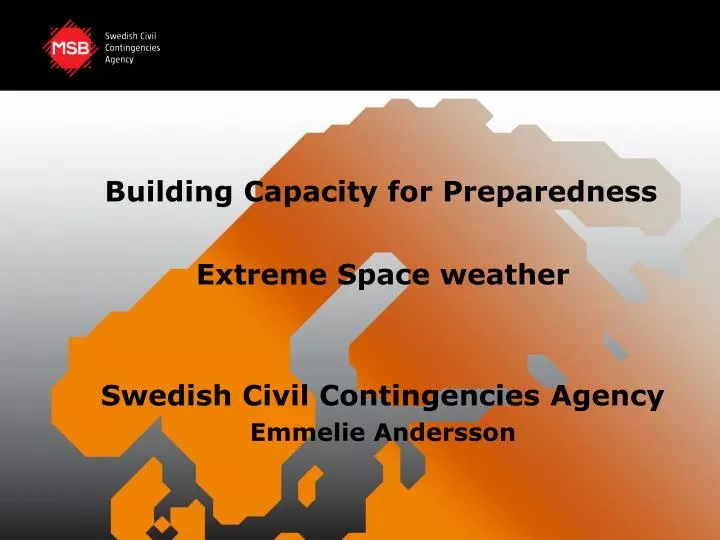 building capacity for preparedness