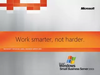 Small Business Server and Windows SharePoint Services
