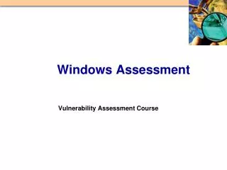 Windows Assessment