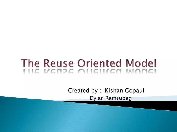 the reuse oriented model