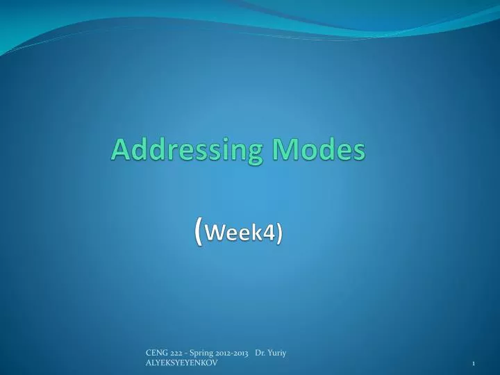 addressing modes week4
