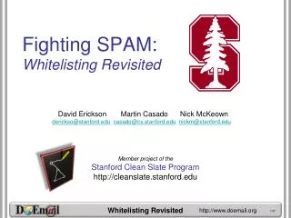 Fighting SPAM: Whitelisting Revisited