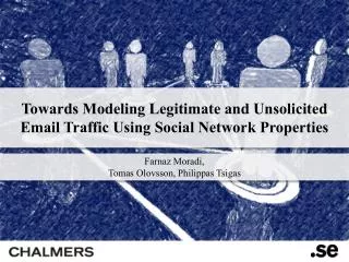 Towards Modeling Legitimate and Unsolicited Email Traffic Using Social Network Properties