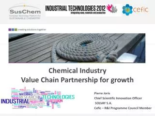 Chemical Industry Value Chain Partnership for growth