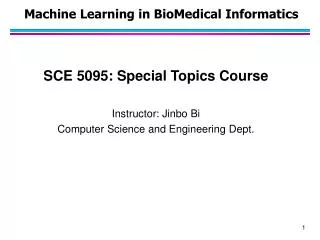 Machine Learning in BioMedical Informatics