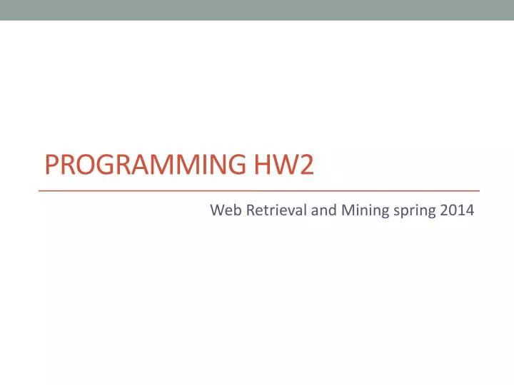 programming hw2