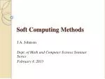 Soft Computing Methods - slide 1