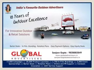 Outdoor Promotion Through Bus Shelter for Builders at Mumbai