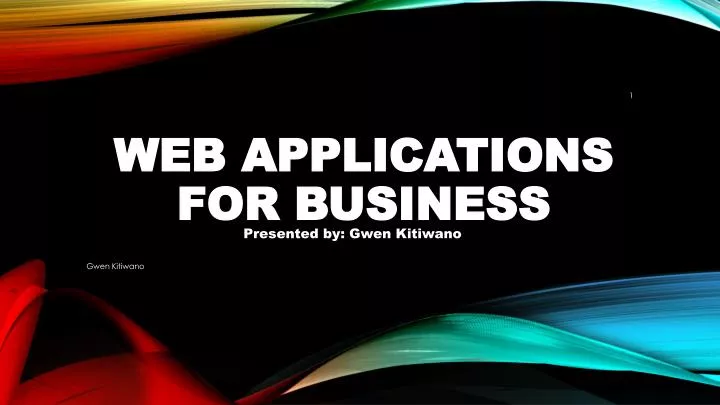 web applications for business