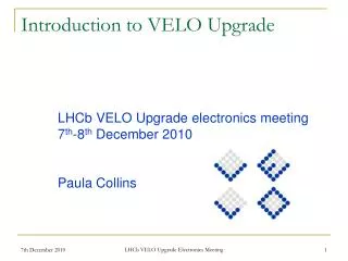Introduction to VELO Upgrade