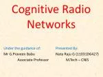 Cognitive Radio Networks - slide 1