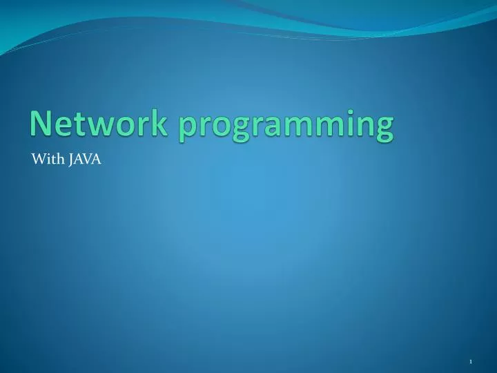 network programming