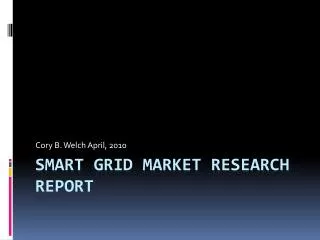 Smart Grid Market Research Report