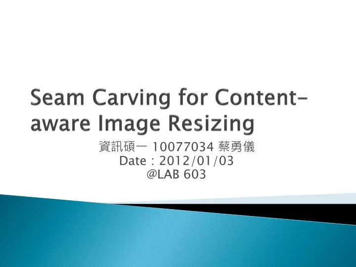 seam carving for content aware image resizing