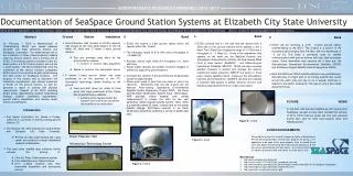 Documentation of SeaSpace Ground Station Systems at Elizabeth City State University