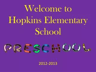 Welcome to Hopkins Elementary School