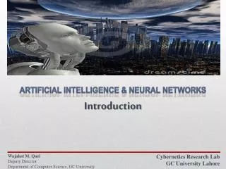 Artificial intelligence &amp; neural networks