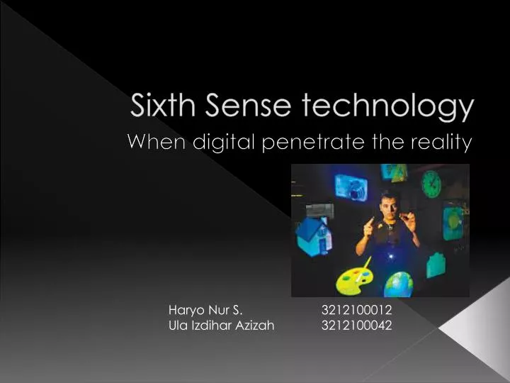 sixth sense technology