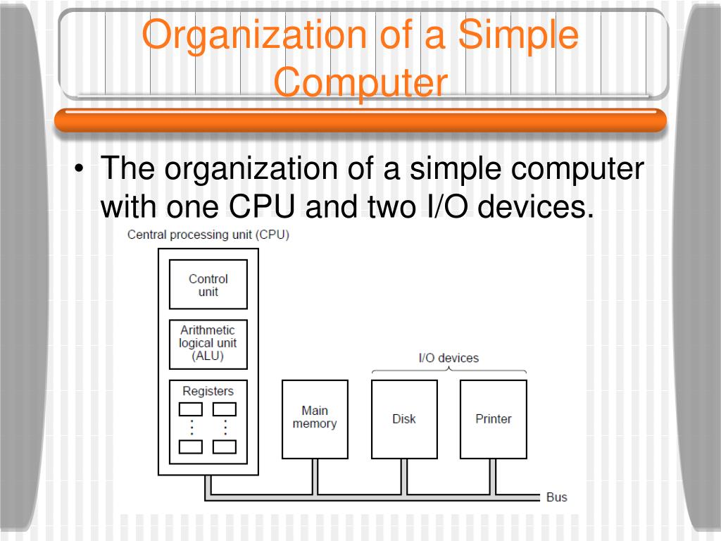 PPT - Organization of a Simple Computer PowerPoint Presentation, free ...