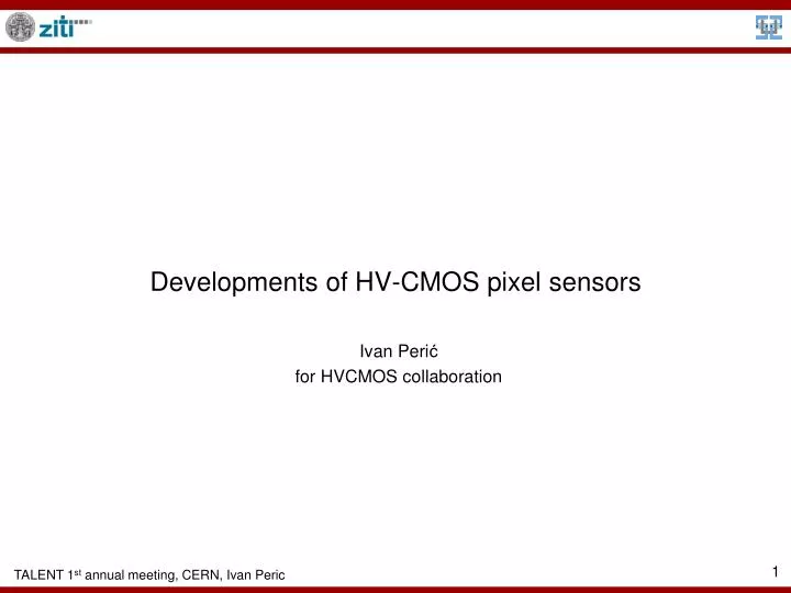 developments of hv cmos pixel sensors
