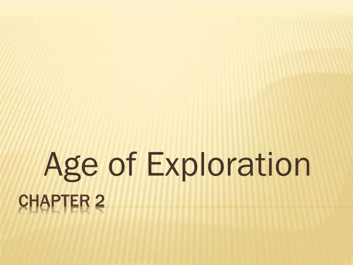 age of exploration