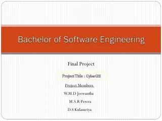 Bachelor of Software Engineering