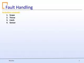 Fault Handling