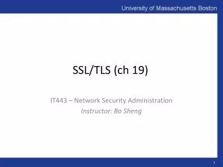 SSL/TLS (ch 19)