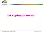JSP Application Models - slide 1