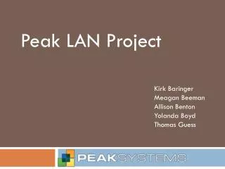 Peak LAN Project