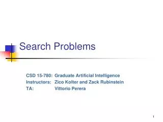 Search Problems