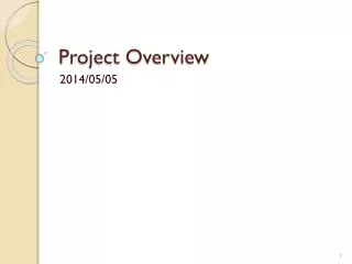 project overview