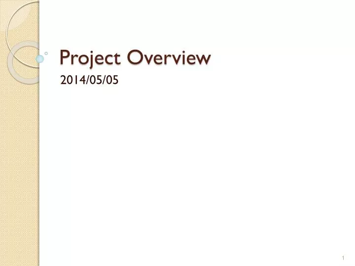 project overview