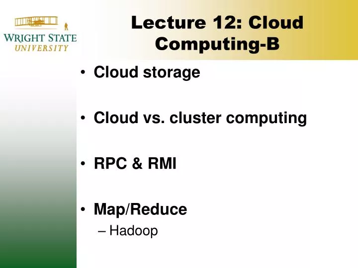 lecture 12 cloud computing b