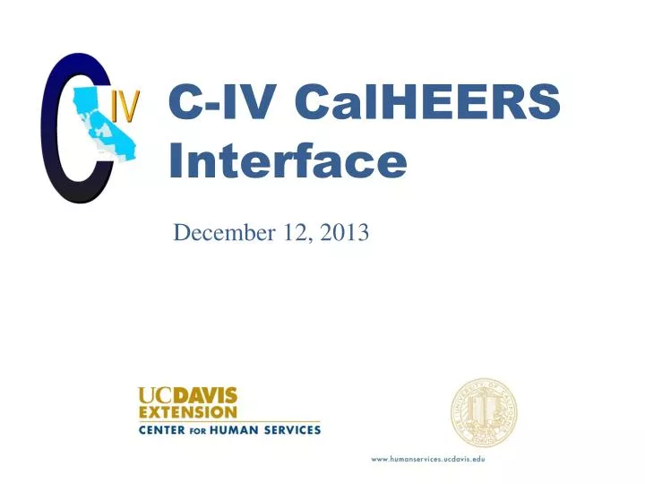 c iv calheers interface