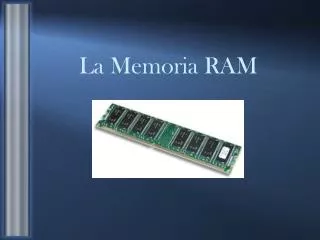 la memoria ram