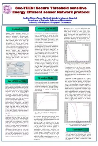 Sec-TEEN: Secure Threshold sensitive Energy Efficient sensor Network protocol