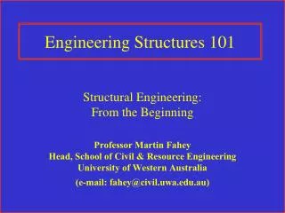 Engineering Structures 101