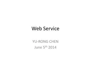 Web Service