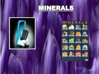 MINERALS