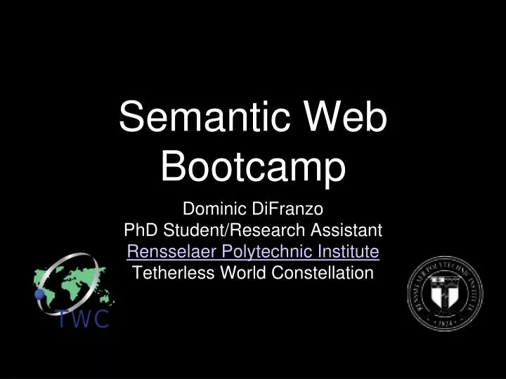 semantic web bootcamp